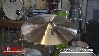 Zildjian K Paper Thin DEMO