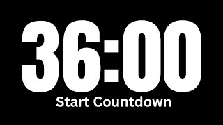 36 Minute Timer │ Countdown Timer 36 Minutes │ Silent Timer