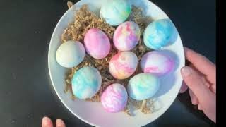 Whipped Cream Easter Eggs