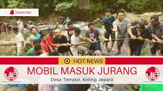 Info LAKA MASUK SUNGAI,, Jumat 18//03//22 16.30 wib Minibus terjun ke sungai di Desa Tempur Jepara..