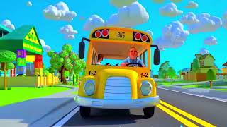 Wheels On The Bus CoComelon Sound Variations in 187 seconds  Nursery rhymes JJ, Nico, Cody, Nina 14