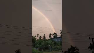 penampakan pelangi di langit.#viral #konten #onthespottrans7 #aceh #youtube #branda #fyp