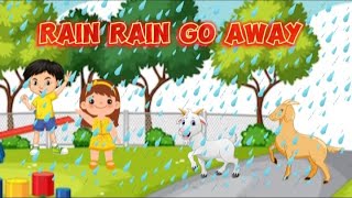 Rain rain go away poem| nursery rhymes| kids poem station