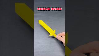 Paper Origami Sword Folding Instructions #shorts