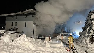 Vollbrand von mehreren Fahrzeugen in St. Jakob/Haus