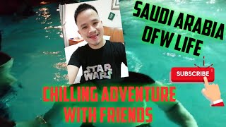 Chilling with my colleagues swimming time /Straha in AL khobar Saudi Arabia 🇸🇦/OFW life