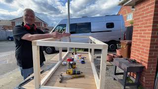 MAKING THE BENCH SEAT & TOILET AREA  CAMPERVAN CONVERSION