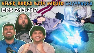 Kakashi vs SASUKE!  Naruto Shippuden REACTION (213-217)