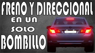 🚨 COMO PONER LA SEÑAL DE FRENO Y DIRECCIONAL EN EL MISMO BOMBILLO 🚨 LUZ TIPO AMERICANA 🚨