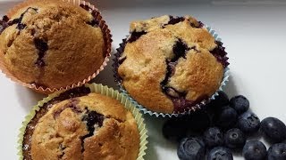 Heidelbeer Bananen Muffins  Einfach&Lecker