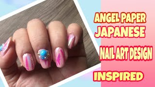 ANGLE PAPER JAPANESE NAIL DESIGN INSPIRED