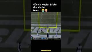 Devin Hester tricks the entire NY Giants team😂🍿  #shorts #nfl #nflfootball