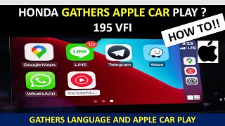 Honda Gathers 195 vfi Apple Car Play and language Review