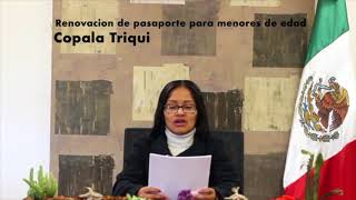 5  Triqui Copala   Renovacion de pasaporte para menores de edad