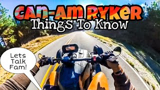 What Things To Know Before Getting Can-am Ryker | Ryker Review