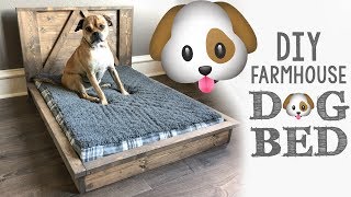 DIY Farmhouse Dog Bed