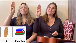 I Love to Read!  B B Books song for kids.  With fun explosive B sound, follow along motions and AAC.