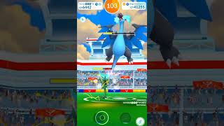 I Used Mega Rayquaza to Soloed Mega Charizard X in Pokemon Go 🤯💥 #shorts #pokemongo #youtubeshorts