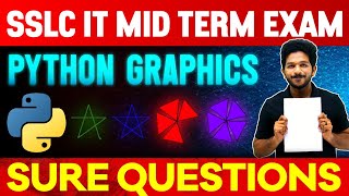 SSLC IT MID Term Exam | Chapter 4 | Python Graphics | Important Question in 10 Minutes | Exam Winner