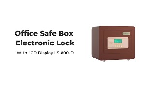 Office Safe Box Electronic Lock With LCD Display LS-800-D