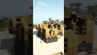 Minecraft little Sand Castle