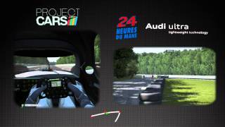 Project Cars - Audi R18 LMP1 @ Le Mans (w/ Dynamic Map + Allan McNish Commentary)