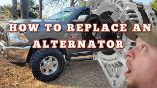 RAM Alternator replacement