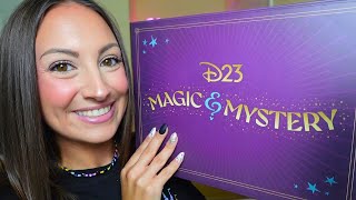 ASMR Unboxing Disney's D23 Magic & Mystery Box! ✨🔮✨ (gold member collector set)