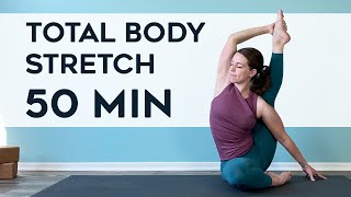 deep TOTAL BODY STRETCH - 50 min full body yoga class