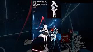 Legends Never Die / League of Legends #beatsaber #vr #shorts