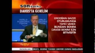 Tayyip Erdoğan'ın "One Minüt, Benim için davos bitmiştir" demesi ve sonraları..