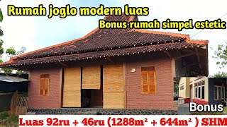 Beli rumah satu dapat dua 🏠 Rumah joglo modern luas bonus rumah simpel estetik