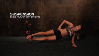 Suspended Side Plank Hip Drop | Suspension Training