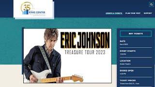 Eric Johnson - Treasure Tour@King Center - Mebourrne, FL 6/11/23