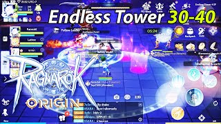 High Wizard Gameplay Ragnarok Origin Global Endless tower 30-40