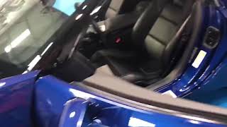 28 State Cars - 2018 Blue Corvette C7 Engine/Interior