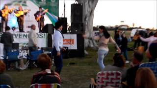 Milton Pino bailando en la expo de Gualeguaychu