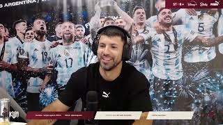 Kun agüero con Messi  ,El papu , Paredes y De paul , twitch completo