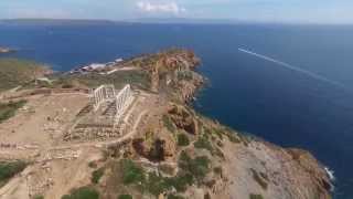 Sounio - Σούνιο   ^^drone clip dji phantom 3 professional^^ 2015