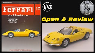 Ferrari Collection Magazine #12 - 1:43 Scale Ferrari Dino 246 GTS 1972 - Unboxed Review