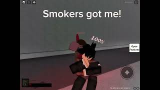 Smoker’s got me!