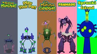 Dawn Of Fire, My Singing Monsters, Lost Landscapes, Monster Exolorers, Fanmade Redesign Comparisons