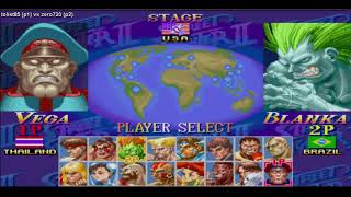 FIGHTCADE || SUPER STREET FIGHTER X || tolist85 (Turkey) vs zero720 (Japan)