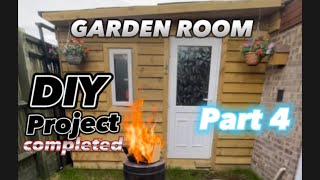 Building 15m2 garden room/cabin DIY / PART 4 ahsap ev yapimi