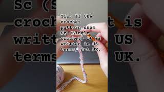 Single crochet. How to read crochet patterns. Crochet pattern help. Crochet terms #easycrochet