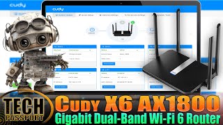 Cudy X6 AX1800 Dual Band Smart Wi-Fi 6 Router 📶 Cudy Wireguard VPN Router | Cudy PPTP VPN Router ✅️