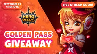 Live Stream! Giving Autumn Golden Passes away! | Hero Wars Mobile