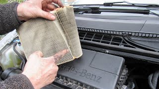 Mercedes Vito Van 2009 111 DCI W639 OM646 Air Filter Change and Replacement How To