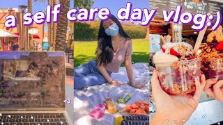 summer SELF CARE DAY vlog! having a much needed self care day: my self care day vlog,selfcare vlog:)