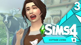 Let's Play The Sims 4: Cottage Living - Part 3 | Wild Mushroom Chase